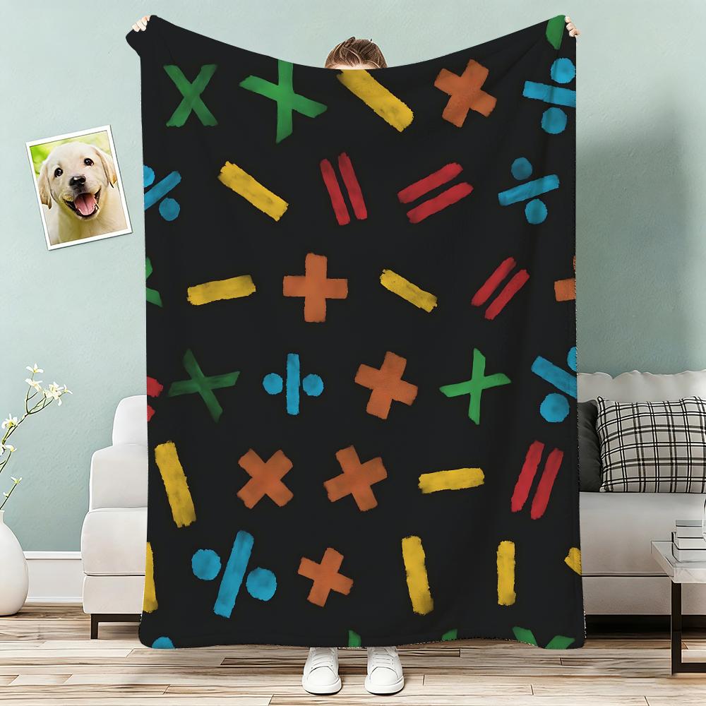 Singer Ed Sheeran Throw Lightweight 240g Flannel Blanket Soft Skin-friendly for Summer Cooling 75x90cm
