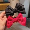 Celebrity Style Bowknot Hairpin - Elegant Hair Clip with Ball Head Design for Women