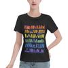 Oversized Option Library Kittens Oversized Unisexs Tshirt Office Wear Non Shrink Tshirt