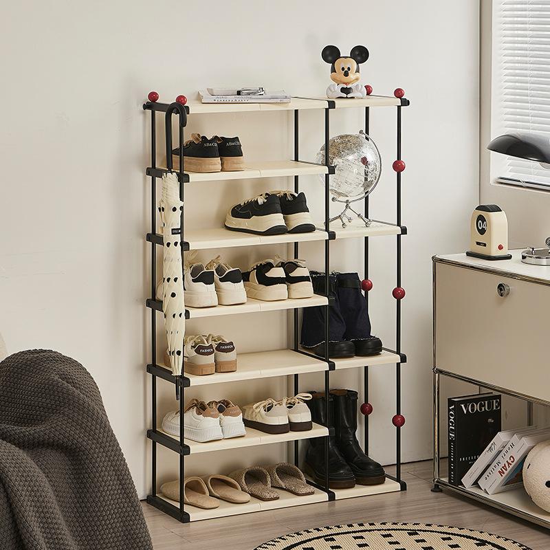 3/5/7/9 Tier Free Standing Shoe Rack, Shoe Storage Organizer Rack,Shoe Rack with Shoe Bags, Stackable Shoe Organizer, Shoe Shelf Stand for Entryway
