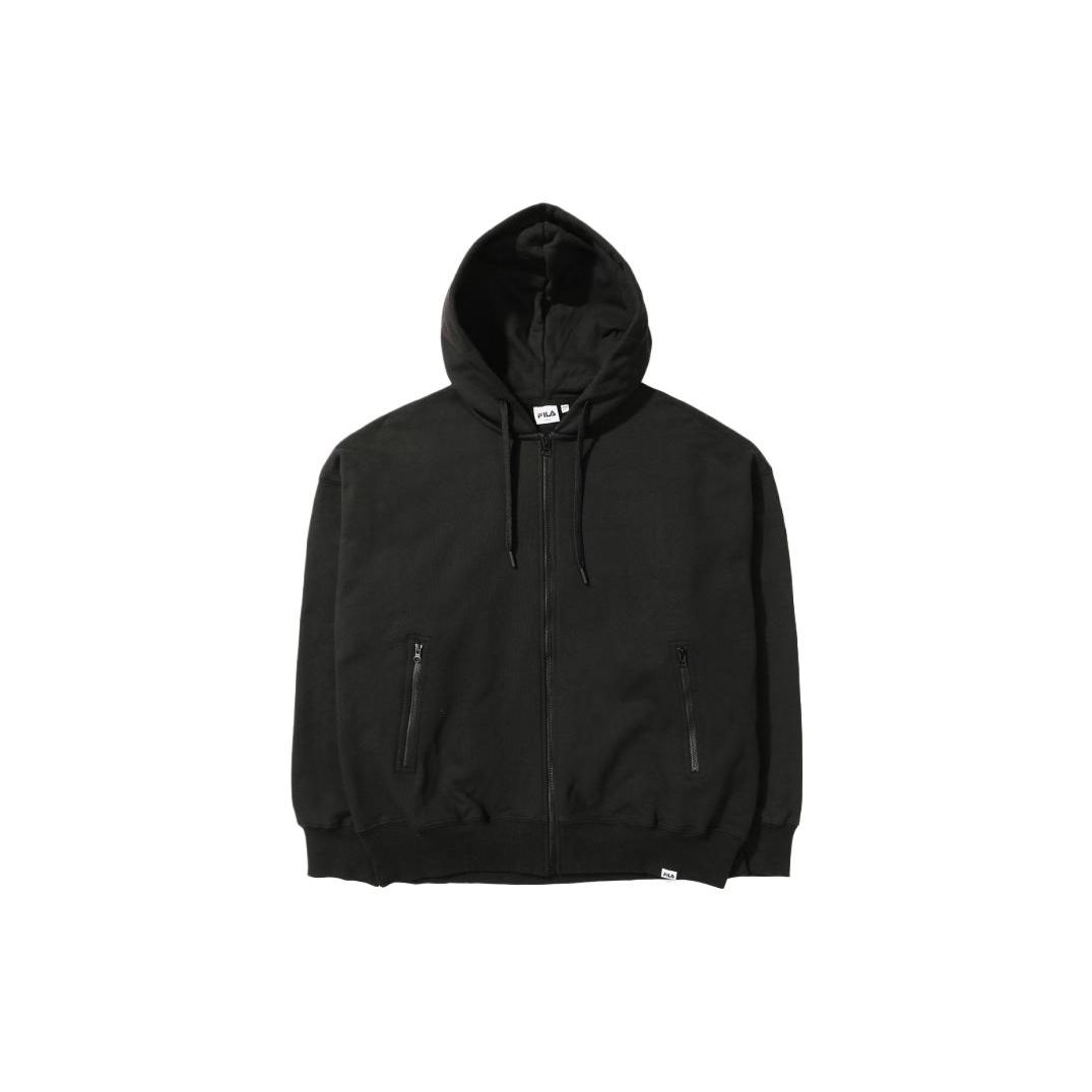 FILA однотонная толстовка с капюшоном на молнии унисекс черная FS2FTD4102X-BLK XL