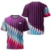 T-shirt da uomo 2025 Estate ping pong viaggio, top badminton, asciugatura rapida ad alte prestazioni estiva, comoda e fresca T-shirt