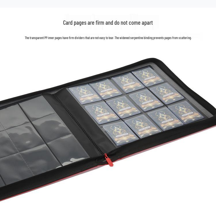 12-Grid Hard Card Holder: 384 Slots for Yu-Gi-Oh!, Pokémon, Sanguosha - Toploader Card Album