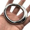 Edelstahl Gebogener Verschlussring Heavy Duty Penis Bondage Cockring Metall Hodensackdehner Männliche Verzögerte Ejakulation Sexspielzeug