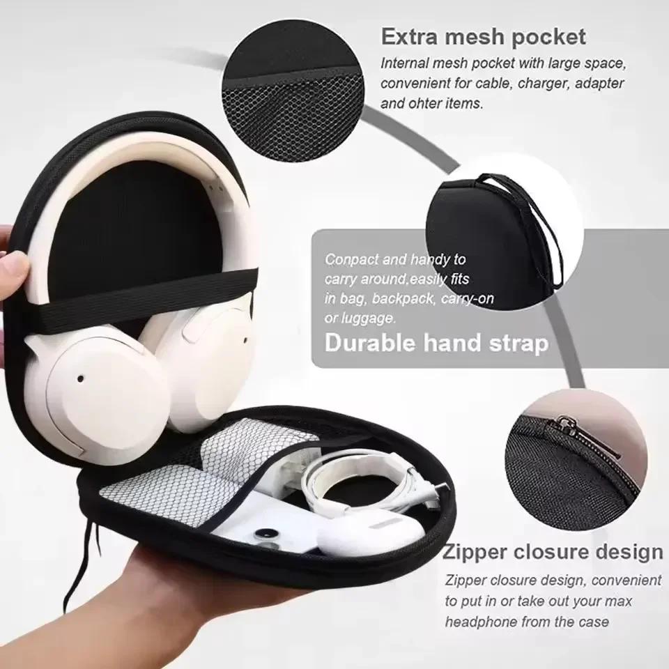 Universal Headphone Case for Over-Ear Wireless Headphones Compatible with JBL Tune 520BT for Sony/Anker/Bose Headset Storage Bag