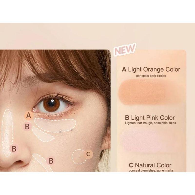 Judydoll - Three-Shades Concealer Palette - 2 Colors