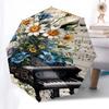 1pc Floral Piano Music Notes Artwork Umbrella with Plastic Handle,Suitable for All Seasons Home Travel Outdoor Umbrellaptys31027