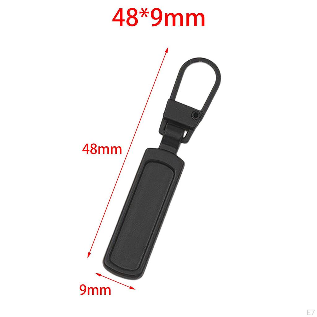 10Pcs Metal Zipper Heads DIY Sewing Accessories Fixer Fasteners Replacement Zip Tags Pullers