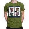 Twins Heads Novelty Graphic 100 Cotton Tshirt Gorillaz Tops Tees For Unisex