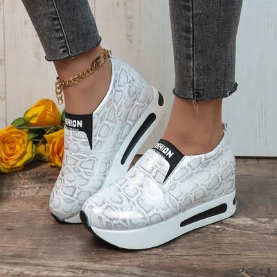 Thick Soled Leather Women's Shoes Casual Sports Single Shoes