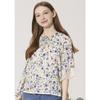 Women S Flower Shirring blouSe Zbl6262200