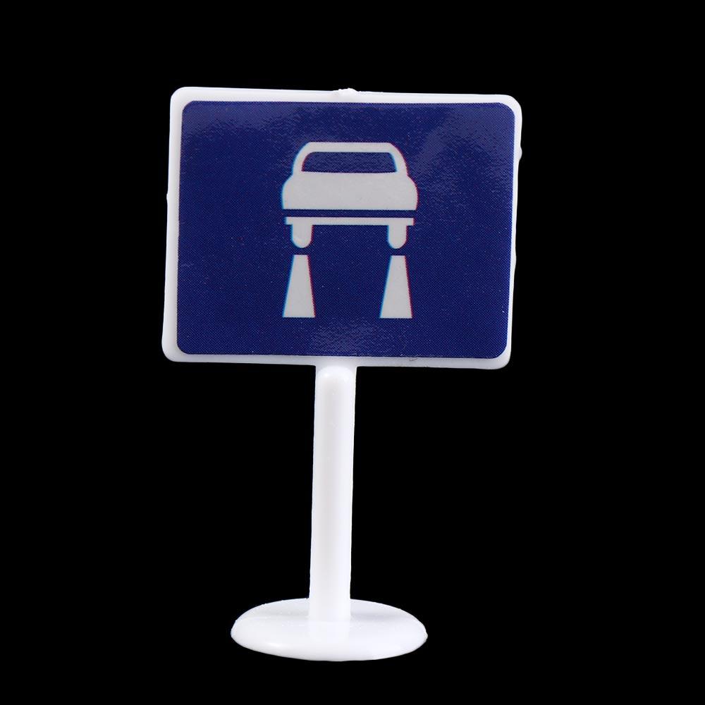 Parking Lot Traffic Barrier Signs Educational Street Sign Cones Traffic Sign Models Play Game