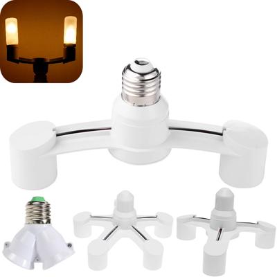 E27 auf E27 LED Glühbirnen Lampenfassung 2 in 1/3 in 1/4 in 1/5 in 1 E27 Sockel Fassung Verteiler LED Lampenfassung Glühbirnen Adapter Halter