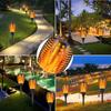96 LED Solar Flame Simulation Waterproof Outdoor Garden Lamp