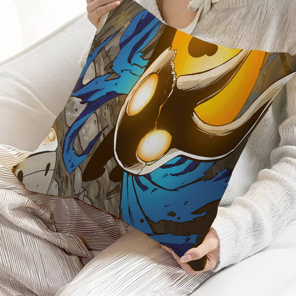 Anime H-Hollow K-Knight Kudde Gåva Hemmakontor Dekoration Sovrum Soffa Bil Kuddfodral 45x45