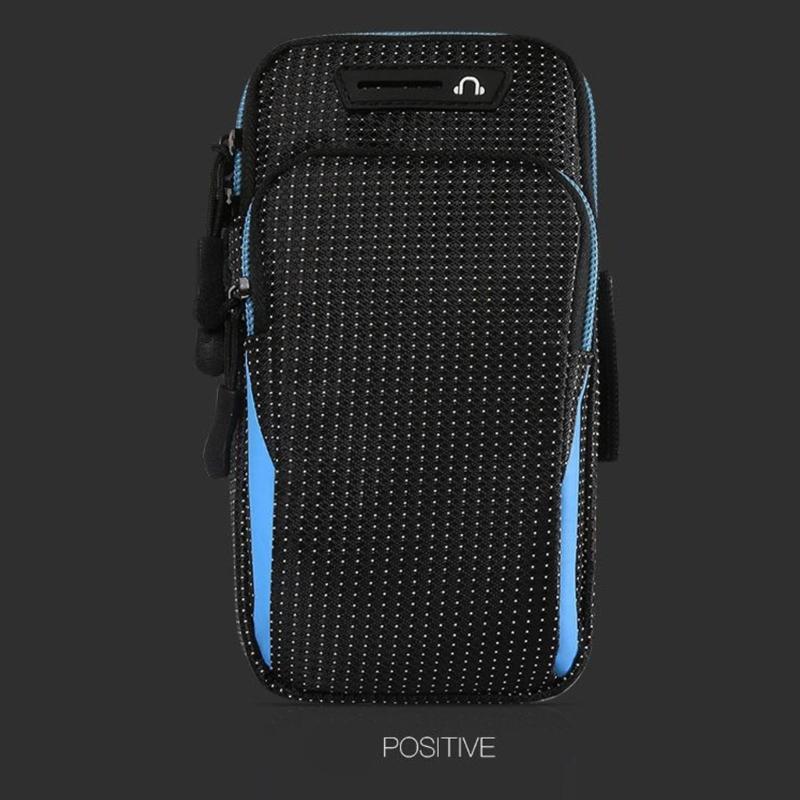 Breathable Mesh Sports Armband Phone Holder for 4.7-6.5 Inch Devices Upgrades Adjustable Straps for Outdoor Activity