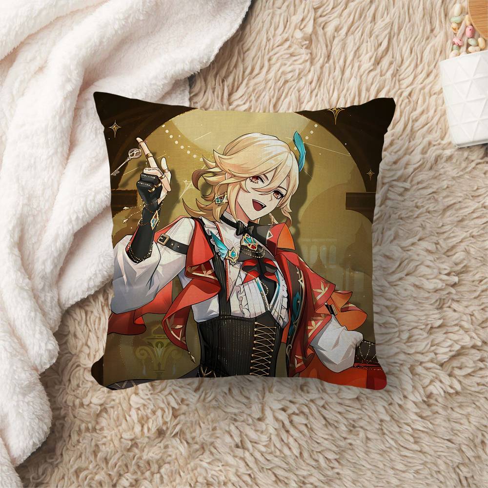 Genshin Impact Kaveh Alhaitham Pillow Cover Design cushion Cover decor Holiday Decorati