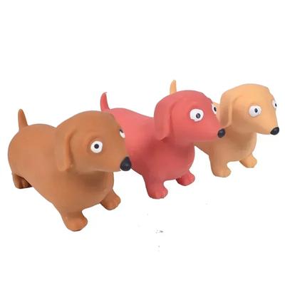 Creative Adult Decompression Simulation Sausage Dog Toy Pinch Music Flour Elastic Stretch Deformation Dog Vent Squeeze Toy