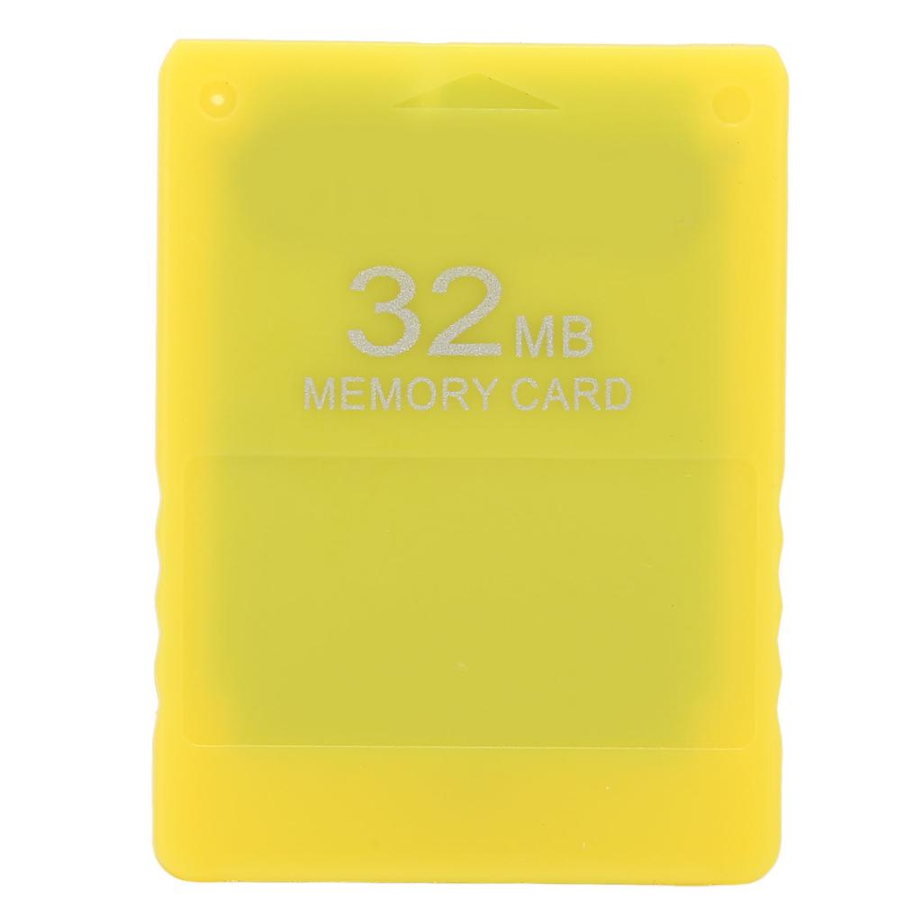 32MB Game Memory Card High Speed FMCB 1.966 Memory Card Data Storage Memory Card for PS2Yellow