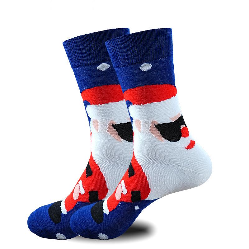 50 Christmas Stocking Styles: Autumn/Winter Cartoon Mid-Calf Socks, Perfect Holiday Gift