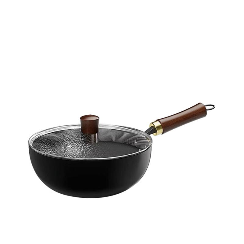 BST Refined Iron Flat-Bottom Wok 24cm