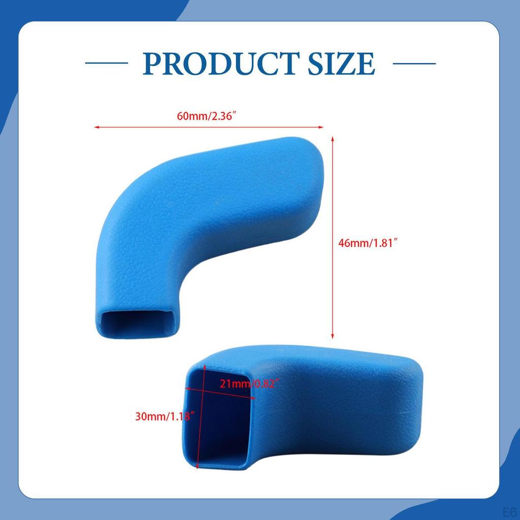 2 Pieces Tow Hook Covers Replacement Accessory Car TPU Quick Assembly Protection Suitable for Travel