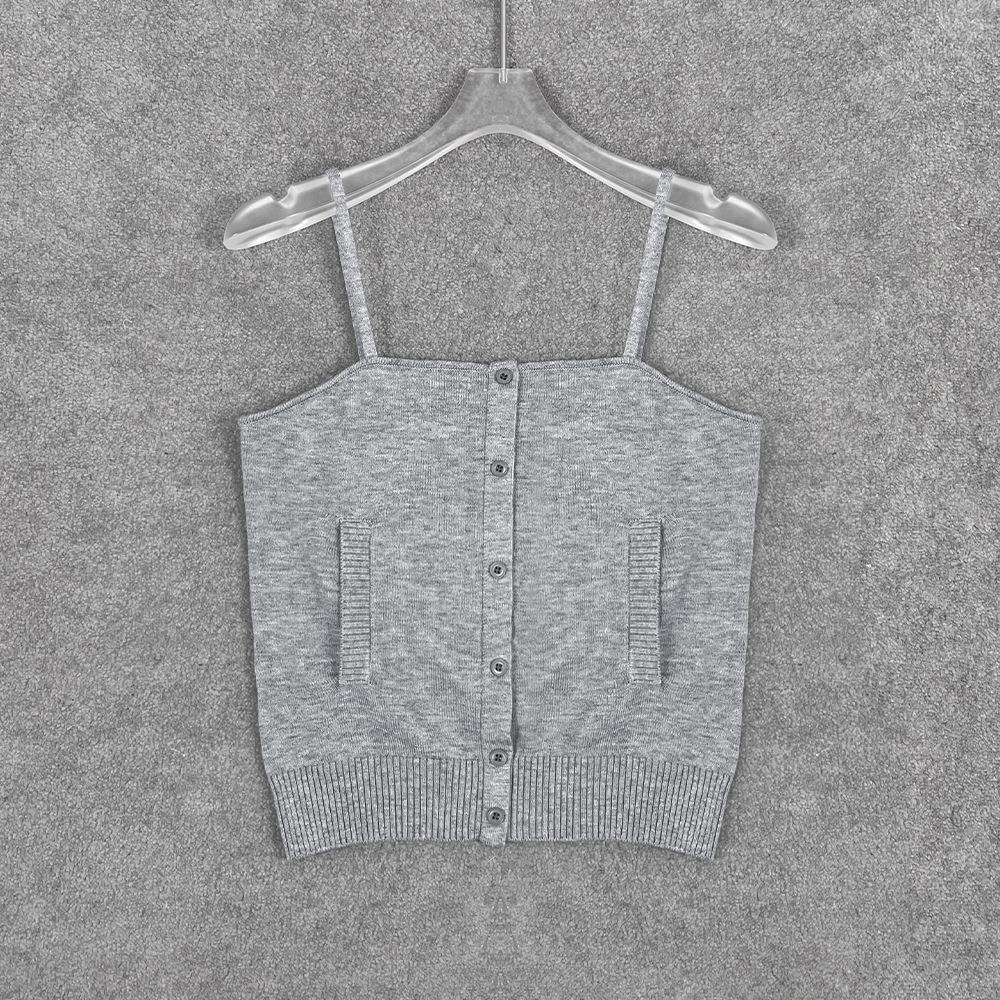 Nanyou Merino Wool Argyle Cardigan & Camisole Set - New Autumn Collection