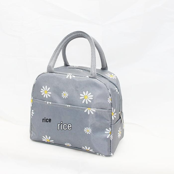 Aluminum Foil Insulated Bento Lunch Bag - Portable Lunch Box for Students