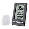 Temperature and Humidity Monitor Precise Home Humidity Meter LCD Large Screen Wireless Weather Station Portable for Home Office