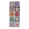10Pcs Tile Sticker 5.9x5.9in Waterproof Anti Oil Moroccan Style Thick PVC Peel and Stick Tile for