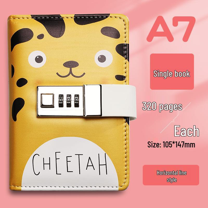 Милая записная книжка с замком и паролем и литературный дневник для девушек-студенток