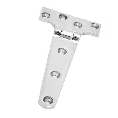 2 PCS Heavy Duty 316 Stainless Steel T Hinge 6x3 Inch With Screws Boat Hatch Hinge Marine Grade Door Hinge for Boats and Doors