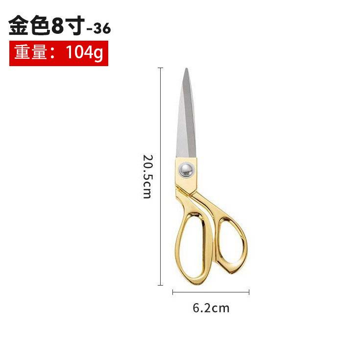 Stainless Steel Tailor Scissors Galvanized Alloy Large Scissors 8910 Inch Sewing Scissors Clothes Fabric Leather Scissors Wholesale