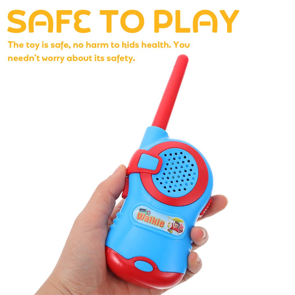 2 Pcs Mini Talkie Walkie kinder Radio Drahtlose Telefon Walkie Talkie Spielzeug Kunststoff Inter-telefon Telefon Pvc Multi-funktionale