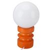 Retro Stolná lampa Dekoratívne sklenené tienidlo Drevená základňa USB Malé nočné svetlo na nočný stolík do spálne