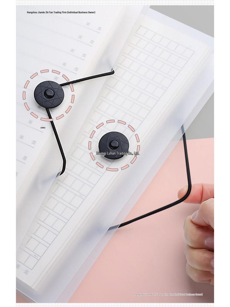 16mo Loose-leaf Composition Book, 400 Squares, 300 Words, Thickened Paper for Primary & Junior High Students