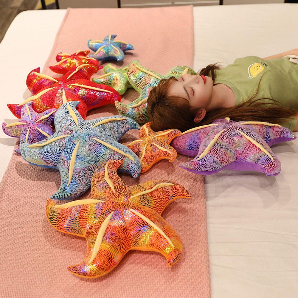 Toy Marine Animal Plush Toy Sleeping Back Cushion Starfish Plush Doll Starfish Stuffed Toys