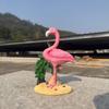 Clearance Resin Coconut Tree & Flamingo Garden Ornaments for Outdoor Balcony & Courtyard