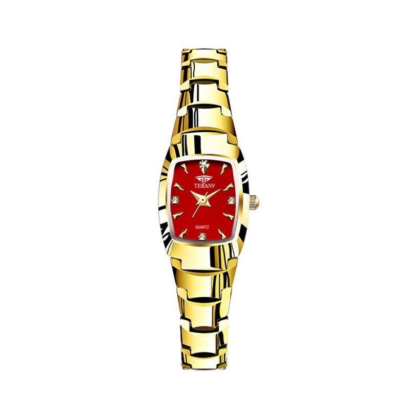 Stylish Korean Women's Waterproof Square Watch - Elegant and Trendy Design