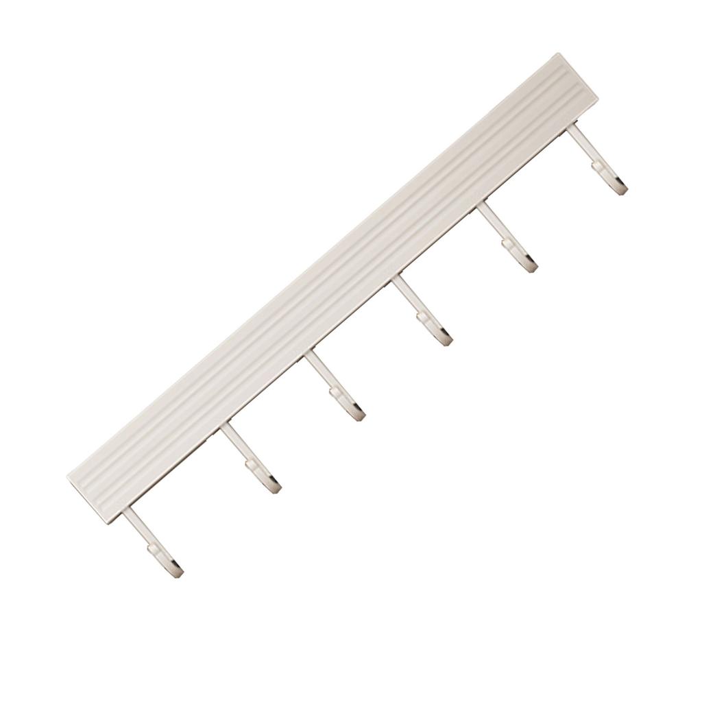 Wall Mounted Kitchen Hook Rack Space Aluminum Kitchen Utensils Hanger Punch Free Spoon Shovel Chopping Board Storage