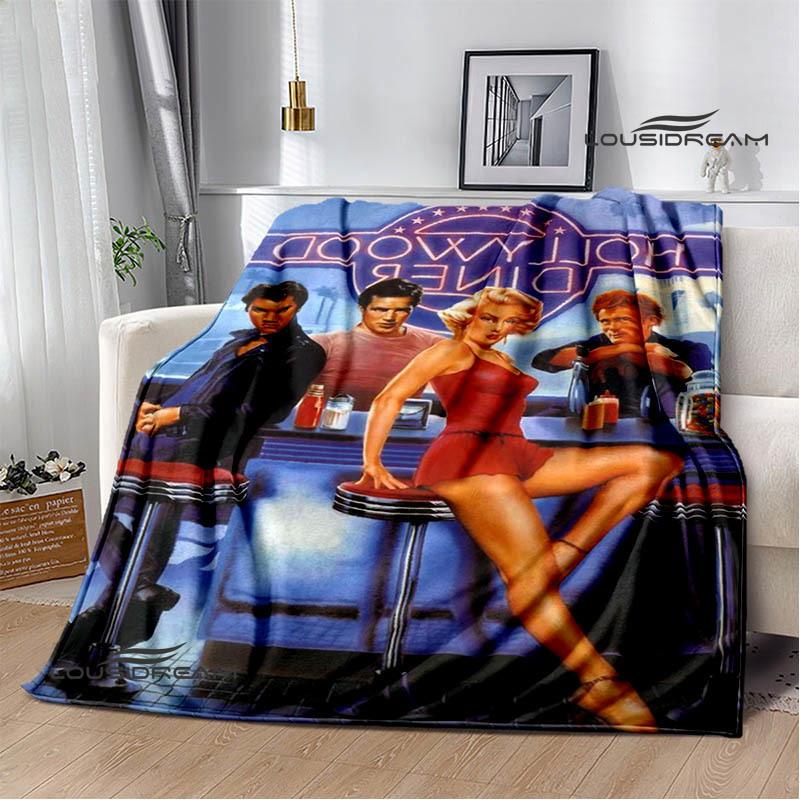 Marilyn Monroe Printed blankets picnic blanket Warm Flannel blankets Soft and comfortable blanket bed linings Birthday Gift