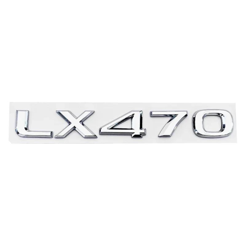 3D ABS Logo For Lexus GX470 LX570 LX600 RX350 RX300 Emblem Number Letters Sticker Car Trunk Badge Adhesive Decal Accessories