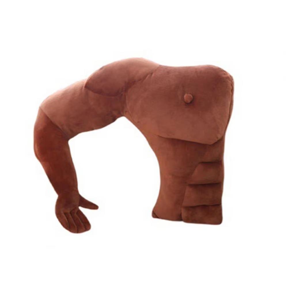 Hunky Chest Arm Pillow Plush Body Shape Pillow Creative Boyfriend Pillow  Sleep Cushion