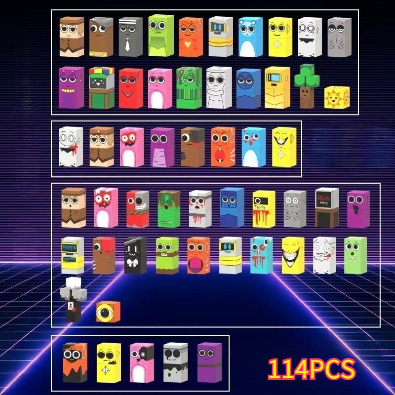 Sprunki Magnetic Building Block Toys Set Cube Box DIY Sensory Puzzle Building Children's Educational Toy Collection Model Gift