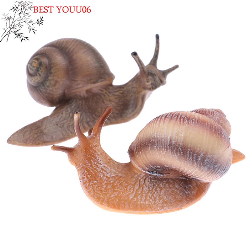 (YOUU06)Symulacyjny model zwierzęcia owada Mini zwierzęcy cykl wzrostu ślimaka Ornament