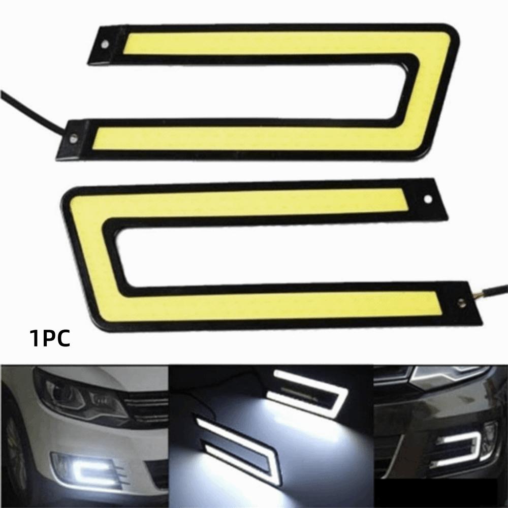 Bright LED DRL Daytime Light U Shape Design COB LED Light Running Light  Automotive Application