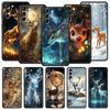 Cartoon Animal Deer Phone Case Cover for Samsung Galaxy S26 S25 S24 S23 S22 S20 S21 FE Ultra S25 Edge Plus 5G Soft TPU Shell Bag