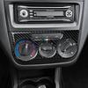 Car Center Console Climate Adjust Panel. Carbon Fiber Interior Sticker. For Fiat Abarth Grande Punto 199 (2005-2010) Accessories