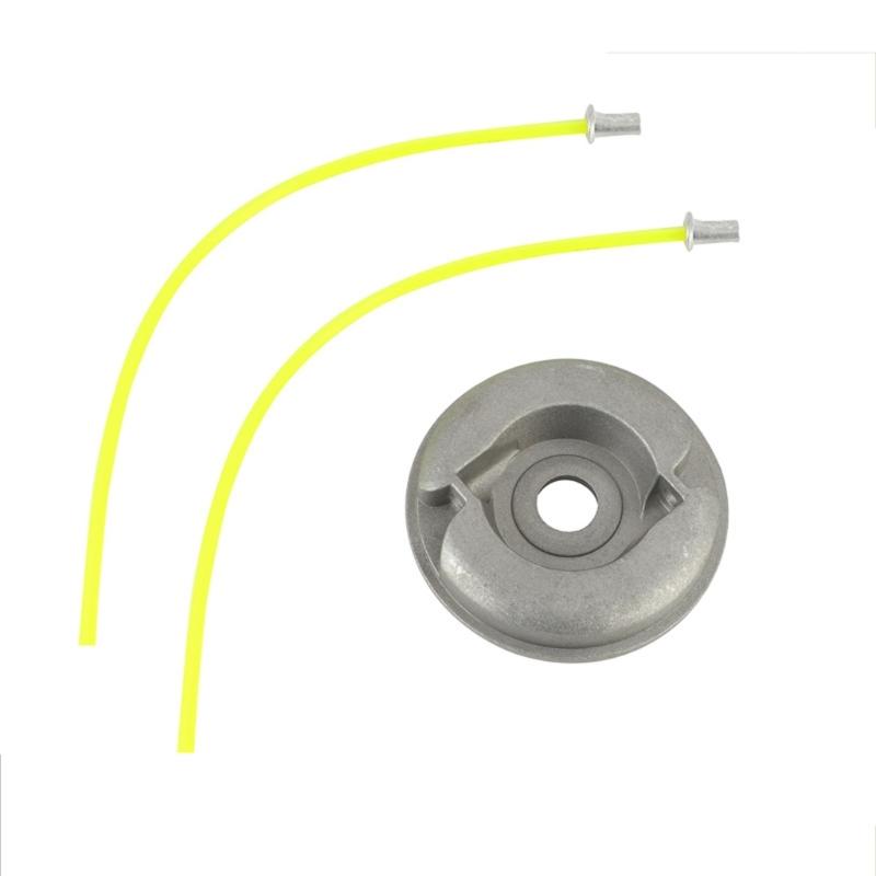 Aluminum Grass Trimmer Head with 4 Lines Brush Cutter Head Thread Cutting Line Head for Lawn Mower Accessories