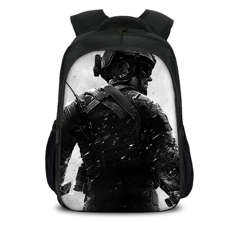 Call of Duty Double Layer Backpack Durable, Fashionable, Large Capacity School Boy and Girl Birthday Best Gift